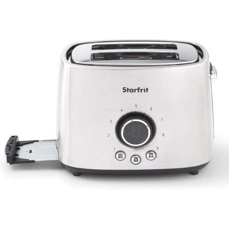 Starfrit 024020-004-0000 2-Slice Electric Toaster Brushed Stainless Steel Small B07F36ZCP5