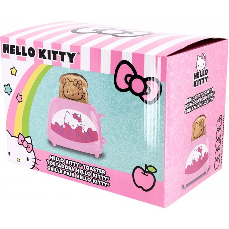 Uncanny Brands Hello Kitty Two-Slice Toaster- Toasts Your Favorite Kitty On Your Toast B09ZPSQLJS