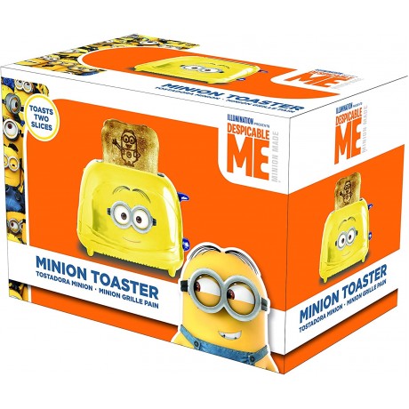 Uncanny Brands Minions Dave 2-Slice Toaster- Toast Iconic Minion on Your Toast B07JH8BH5Z