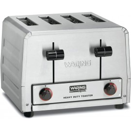 Waring Commercial WCT800RC 4-Slice Heavy Duty Commercial Pop-Up Toaster 120V 1800W 5-15 Phase Plug B00133T9GE