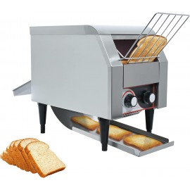 YOOYIST Commercial Toaster Double Heating Elements Conveyor Toaster，150 Slices Hour， Stainless Steel Heavy Duty Industrial Toasters with Adjustable Speed For Bread Bagel Baked Food B09NZHJ56M