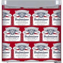 CURTIS Budweiser FR103BUD 1.6 cu ft Compact Mini Fridge Perfect for Home or The Office Branded Series Red B08F2X7M2X
