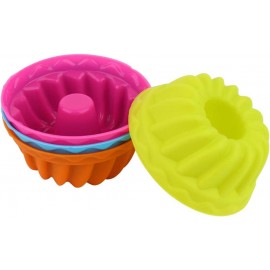 Mini Pumpkin Muffin Molds Cake Mold 12Pcs Silicone Baking Cups Nonstick for Christmas Cake for Jelly B08PDVBMT1