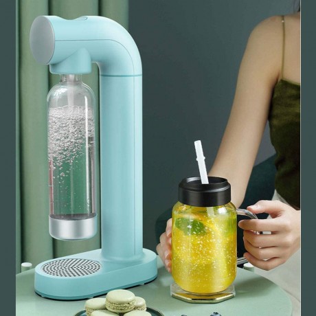 Sparkling Water Machine Carbonated Beverage Machine Soda Water Automatic Pressure Relief No Electricity Food Grade PET Gas Cylinder Home Business B08F2SFKM1