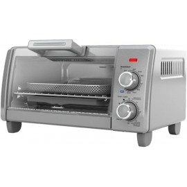 Air Fry 4-Slice Toaster Oven Silver & Black, B09ZL2KJPC