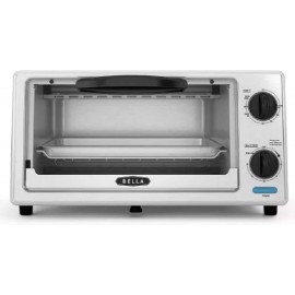 Bella 4-Slice Stainless Steel Toaster Oven B08MY18BKY