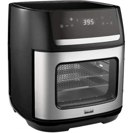 Bella Pro Series 4-Slice Convection Toaster Oven + Air Fryer with Dehydrator & Rotisserie Settings Stainless Steel B08MVGHMXT