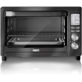 Bialetti 35047 6-Slice Convection Toaster Oven Black Stainless Steel B07H5LM6PF
