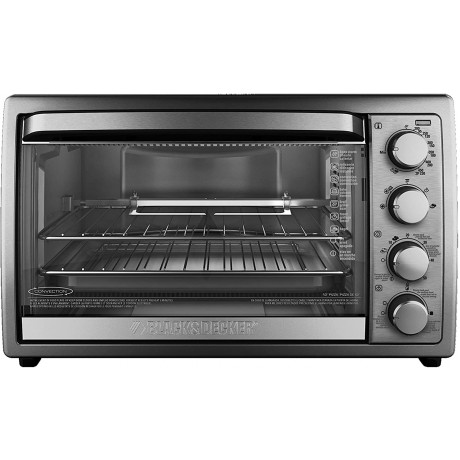 Black+Decker WCR-076 Rotisserie Toaster Oven 9X13 Stainless Steel B00CS3OBNO