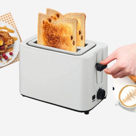 Breakfast Machine,Stainless Steel Electric Toaster Household Automatic Bread Baking Maker Breakfast Machine Toast Sandwich Grill Oven 2 Slice White B08K2XQMWZ