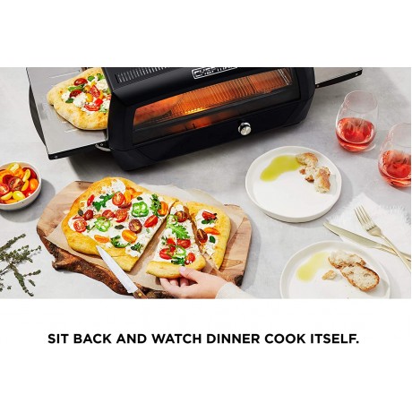 Chefman Food Mover Conveyor Toaster Oven Moving Belt for Toasting Bread & Bagels Stainless Steel w Adjustable Temperature Extra Large 6 Cooking Functions: Toast Bagel Bake Broil Pizza & DIY B08TKKYT3T