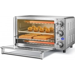 COMFEE' Toaster Oven 4 Slice 12L Multi-function St..