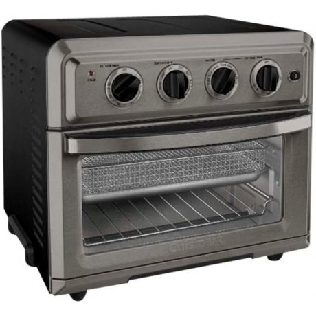Cuisinart TOA-60BKS Convection Toaster Oven Air Fryer with Light Black Bundle with 1 Year Extended Warranty B07VMP371V