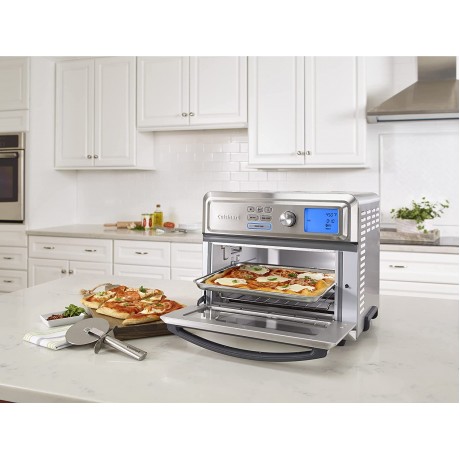 Cuisinart TOA-65 Digital AirFryer Toaster Oven Premium 1800-Watt Oven with Digital Display and Controls – Intuitive Programming Adjustable Temperature Settings and Cooking Presets Stainless Steel B07MRG5F4J