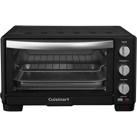 Cuisinart TOB-1010MB Broiler Toaster Oven 15.86"L x 11.77"W x 7.87"H Matte Black Renewed B08L5RFHHT