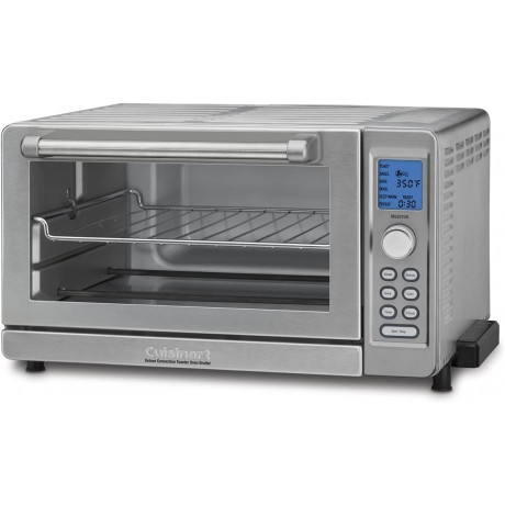 Cuisinart TOB-135 Deluxe Convection Toaster Oven Broiler Brushed Stainless 9.3 x 18.3 x 15.3 Silver B00E9HR7KG