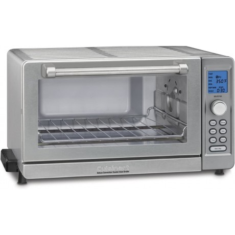 Cuisinart TOB-135 Deluxe Convection Toaster Oven Broiler Brushed Stainless 9.3 x 18.3 x 15.3 Silver B00E9HR7KG