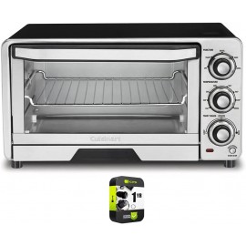 Cuisinart TOB-40N Custom Classic Toaster Oven Broiler Bundle with 1 YR CPS Enhanced Protection Pack B09B77PC4Q