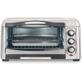 Hamilton Beach 31323 Sure-Crisp Air Fry Toaster Oven 6 Slice Capacity Stainless Steel B07PH44BJS