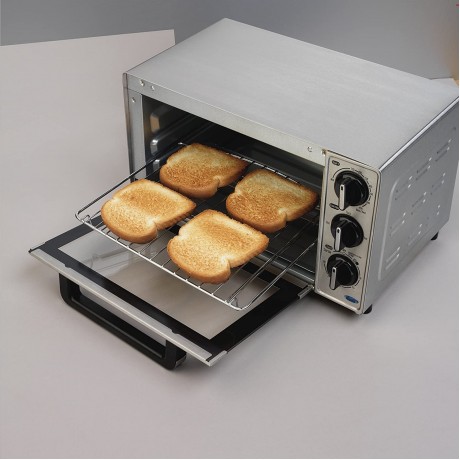 Hamilton Beach 31401 Stainless Steel 4 Slice Toaster Oven Broiler Renewed B07NCY3XG5