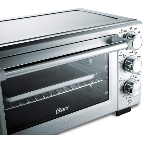 Oster Designed for Life 6-Slice Toaster Oven Silver B00M8F0KFK