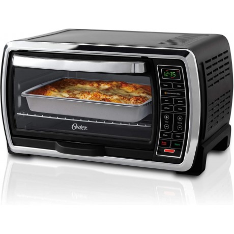 Oster Toaster Oven | Digital Convection Oven Large 6-Slice Capacity Black Polished Stainless B003Z34OME