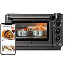 Tovala Gen 2 Smart Steam Large Countertop WiFi Oven | 5 Mode Programmable Oven and Smartphone Controlled | Toast Steam Bake Broil and Reheat | Black & Stainless Steel Convection and Toaster Oven B07K85LXBK
