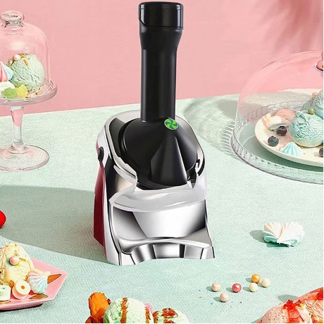 ANGELIA COMEAUX Upright Automatic Ice Cream Maker 200W Ice Cream Maker Milk Shake Ice Cream Maker with Built-in Compressor One-Touch Programs for Milkshakes Sorbet Smoothie Bowls & More B0B5QS2H6X