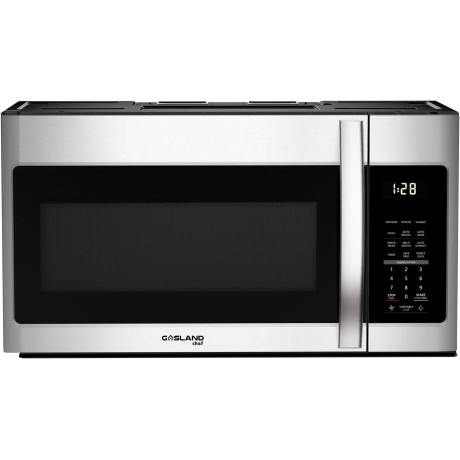 30 Inch Over the Range Microwave Oven GASLAND Chef OTR1902S Over the Stove Microwave with 1.9 Cu. Ft. Capacity 1000 Watts 300 CFM Exhaust Fan and LED Light 13.5 Glass Turntable Stainless Steel B09TS823FC