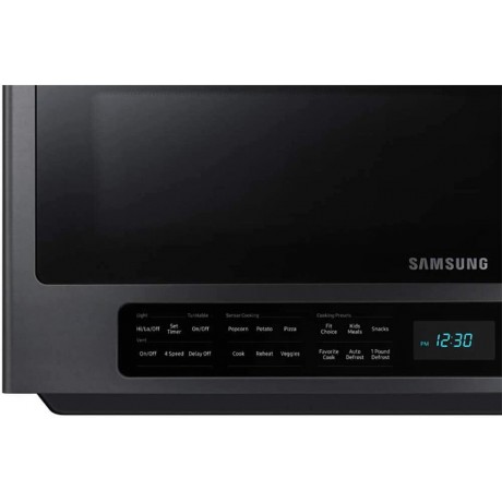 Samsung 2.1 Cu. Ft. Black Stainless Steel Over The Range Microwave B07YP692JR