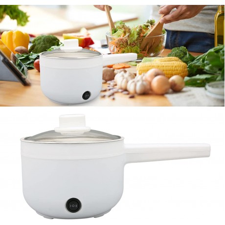 Topiky Electric Hot Pot Mechanical Switch Multifunctional Portable Electric Cooker Long Handle Cooker US 110V B0B5CK31N6