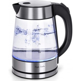 Glass Hot Water Kettle Electric for Tea and Coffee 1.7 Liter Fast Boiling Electric Kettle Cordless Water Boiler with Auto Shutoff & Boil Dry Protection Taylor Swoden B089D11BCP
