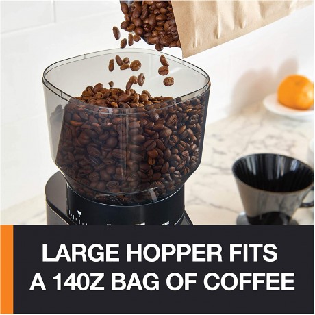 KRUPS GX420851 offee Grinder with Scale 39 Grind Settings Large 14 oz Capacity intuitive Interface Black B07L6VRLDF
