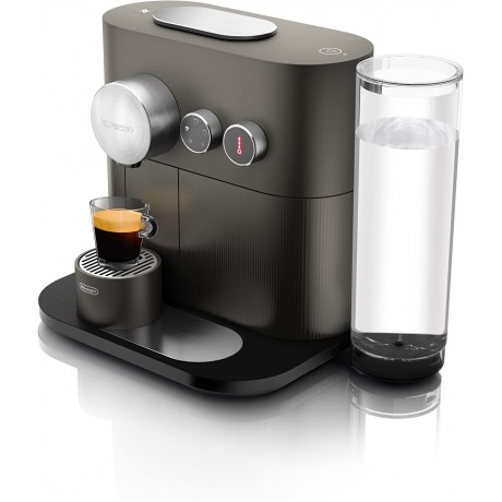 Nespresso Expert Original Espresso Machine Bundle with Aeroccino Milk Frother by De'Longhi Anthracite Grey B0771XMGL6