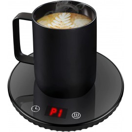 LAMONKE Coffee Mug Warmer Electric Cup Warmer for Desk Office Home Use Mug Warmer with 2 Settings 8-Hours Auto Shut Off Warmer Heating Plate Electric Beverage Warmer for Cocoa Tea Milk No Cup B09J3PQ5KN