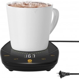 Mug Warmer for Desk Auto Shut Off 25W Coffee Warmer Three Adjustable Temperature Cup Warmer for Coffee Beverage Milk Tea and Hot Chocolate No Cup B09M7VWDN9
