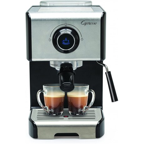 Capresso EC300 Cappuccino Espresso Machine 42 Stainless Steel Black B077KDC1HN
