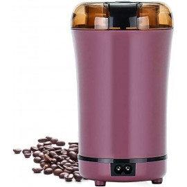 RRH Coffee Grinder Electric Spice Grinder Portable One-Touch Control Grinder with Stainless Steel Blade for Coffee Bean Dry Herb Spices, Purple B08YNJQH8W