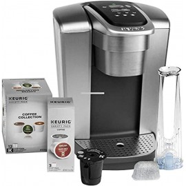 Keurig Fil K-Elite C Single Serve Coffee Maker Brushed Silver with 15 Water Filter and My K-Cup 2 B07CC4JY1H