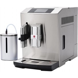 Mcilpoog Fully Automatic Espresso Coffee Machine Silver Full Metal Super Automatic Espresso Machine with Milk can WS-S7 can make Americano Latte Cappuccino Hot Water B09WVH9K9N